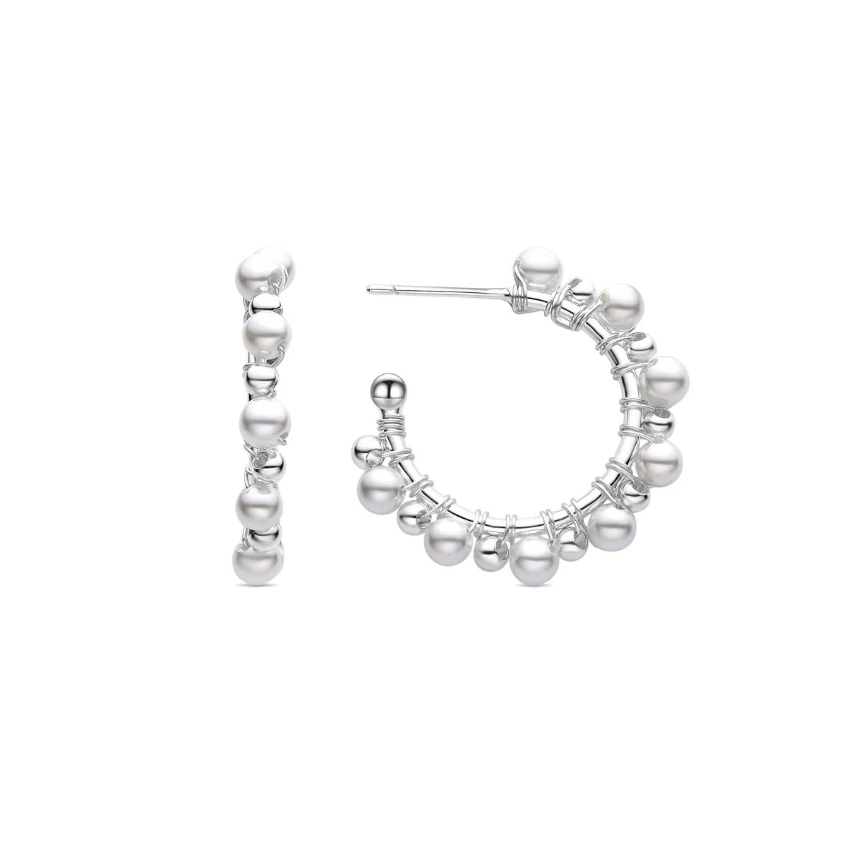 Pendientes Aiel acabado plata - Aiel BLANCO