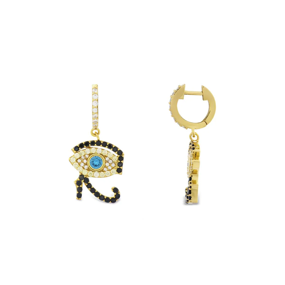 Pendientes Aisha Plata De Ley 925 - Aisha MULTICOLOR