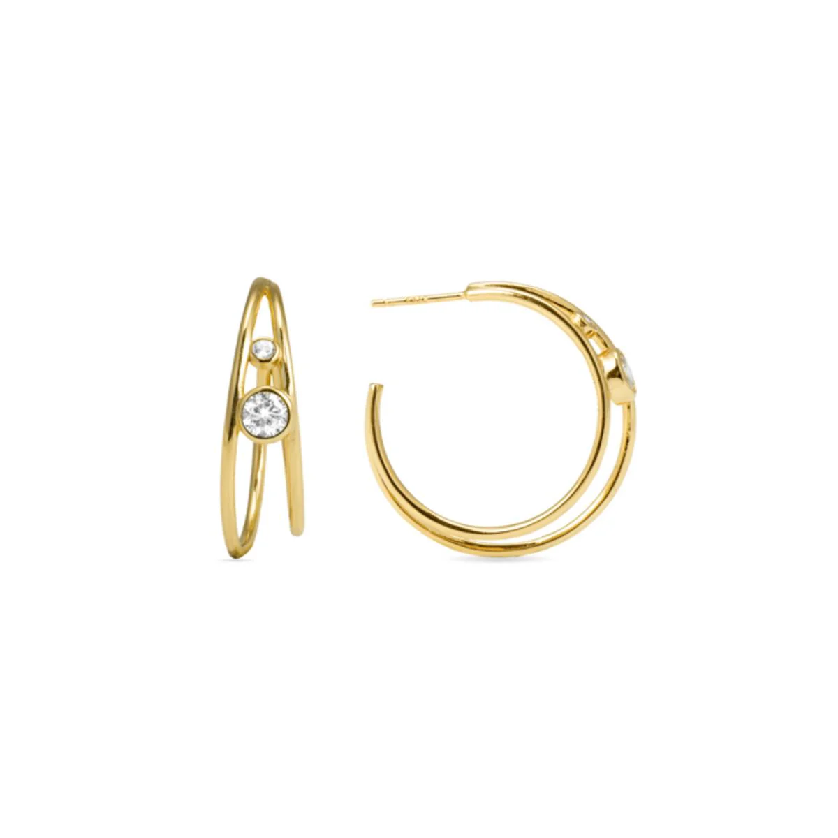 Pendientes Aiss Plata De Ley 925 - Aiss BLANCO