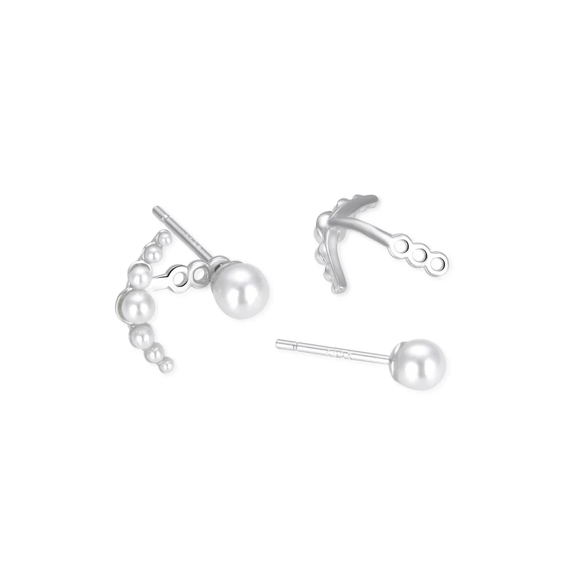 Pendientes Alri Plata De Ley 925 - Alri BLANCO - Image 3