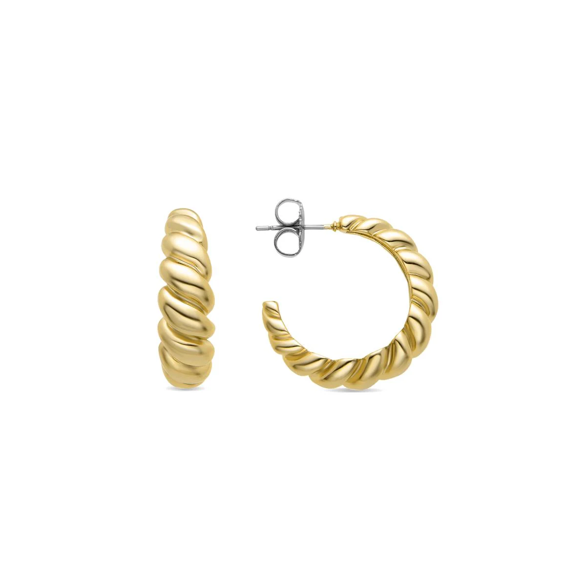Pendientes Altha acabados en oro amarillo de 18K - Altha AMARILLO