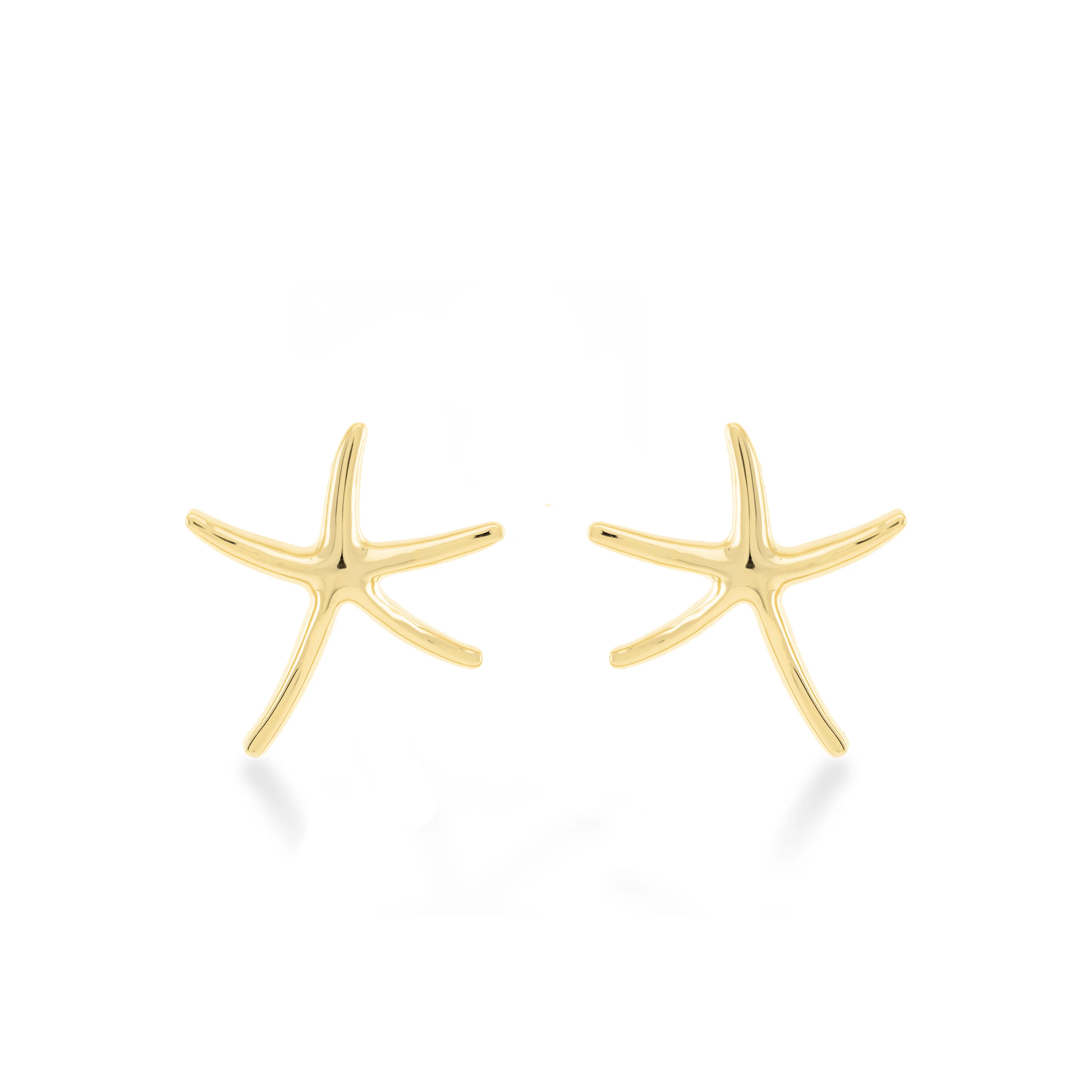 Pendientes acabados en oro amarillo 18K - Amiri
