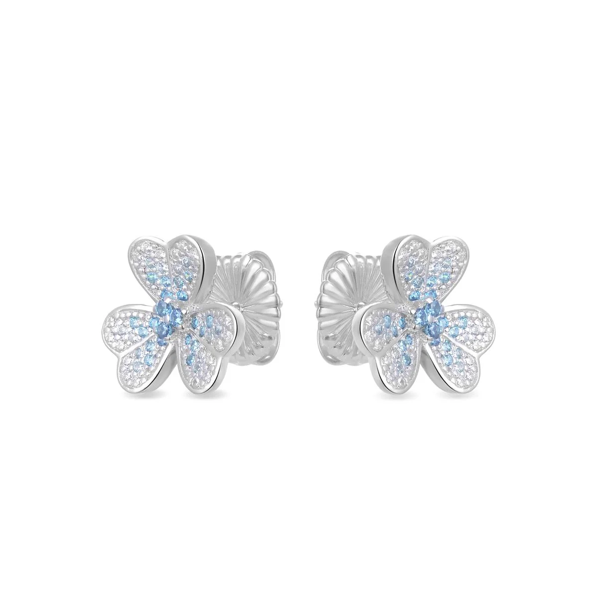 Pendientes Ananda Plata De Ley 925 - Ananda AZUL - Image 2
