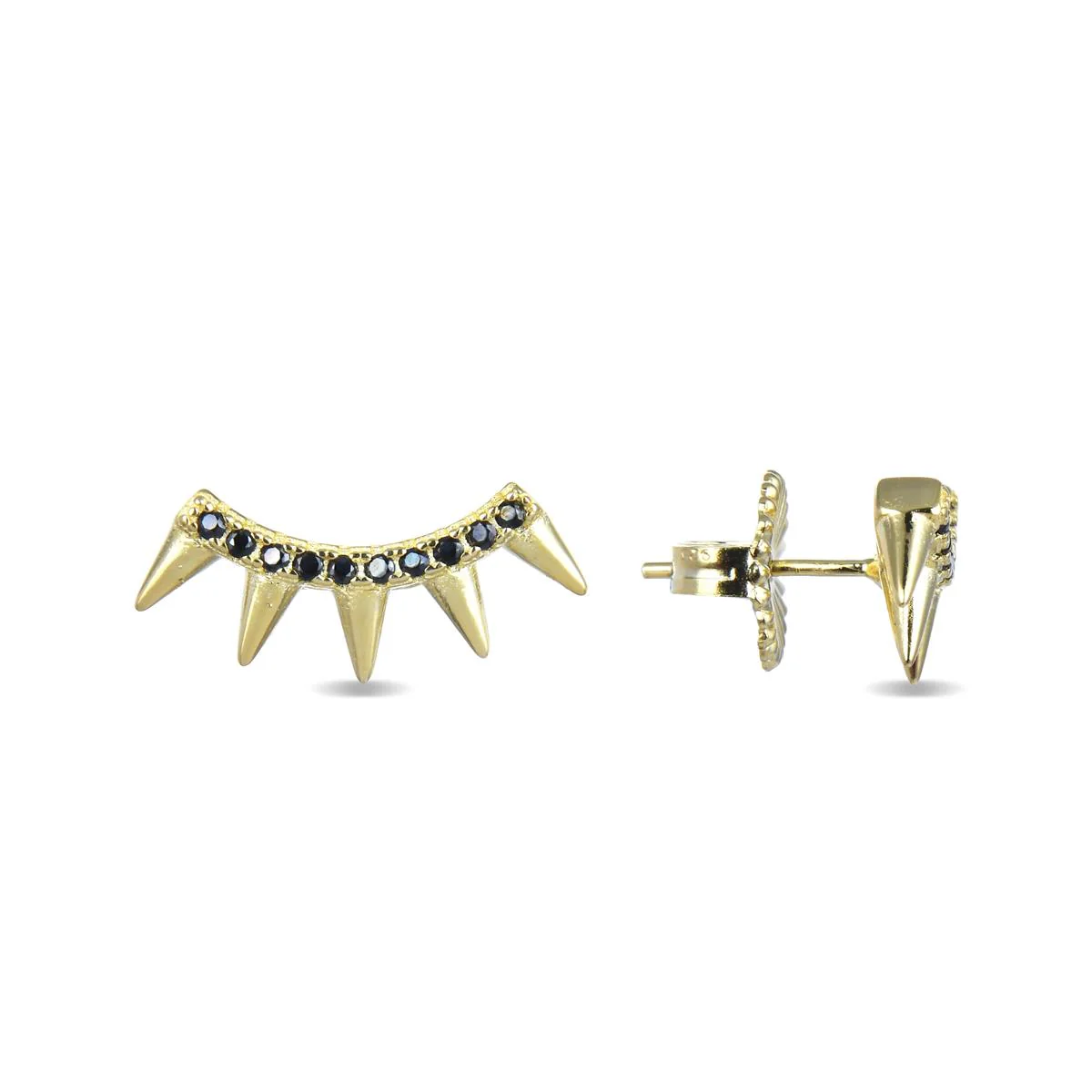 Pendientes Anesc Plata De Ley 925 - Anesc NEGRO