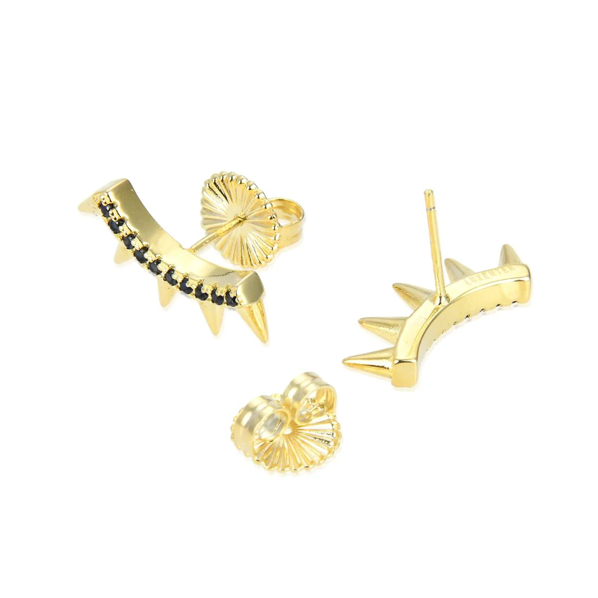 Pendientes Anesc Plata De Ley 925 - Anesc NEGRO - Image 3
