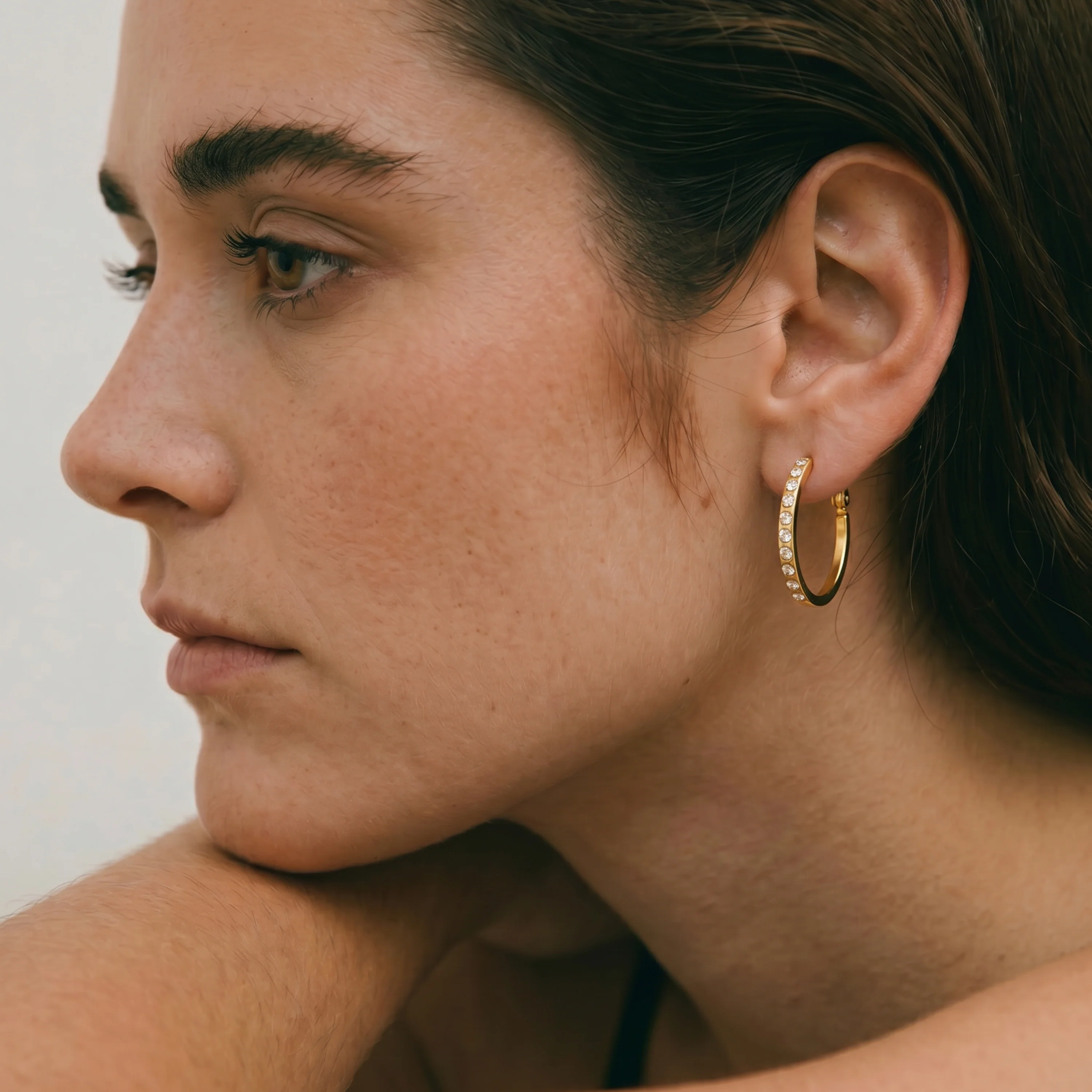 Pendientes Ani acabado oro amarillo 18k - Ani - Image 2
