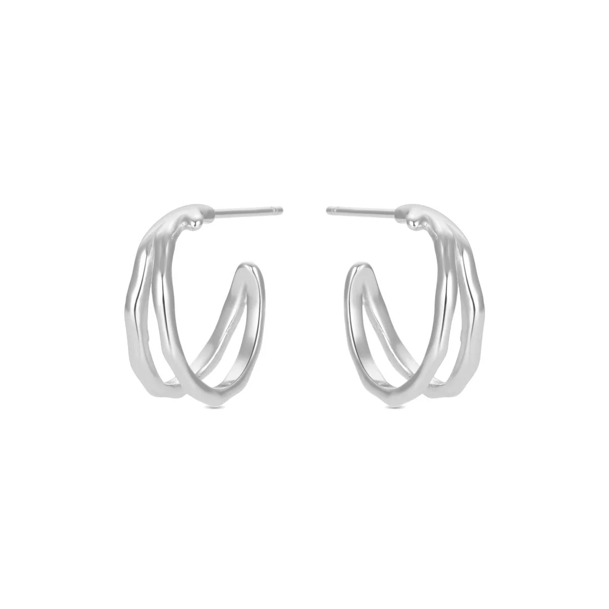 Pendientes Anken Plata De Ley 925 - Anken GRIS - Image 2