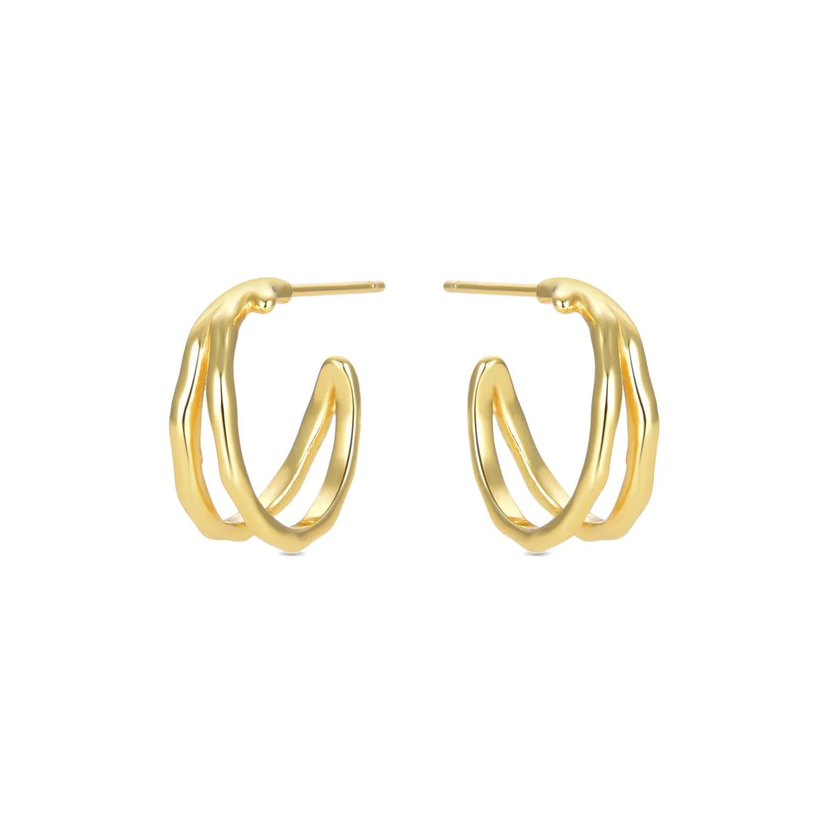 Pendientes Anken Plata De Ley 925 - Anken AMARILLO - Image 2