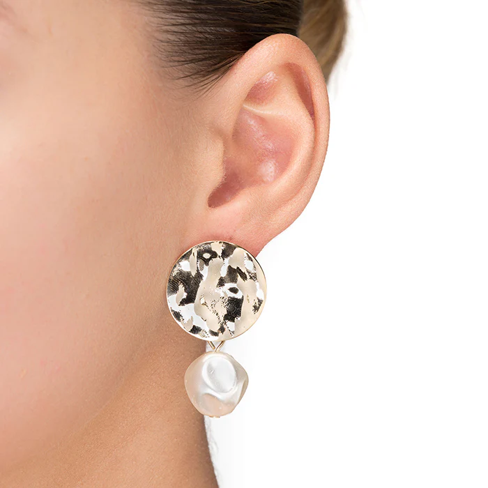 Pendientes acabados en oro amarillo 18K - Anndas - Image 2