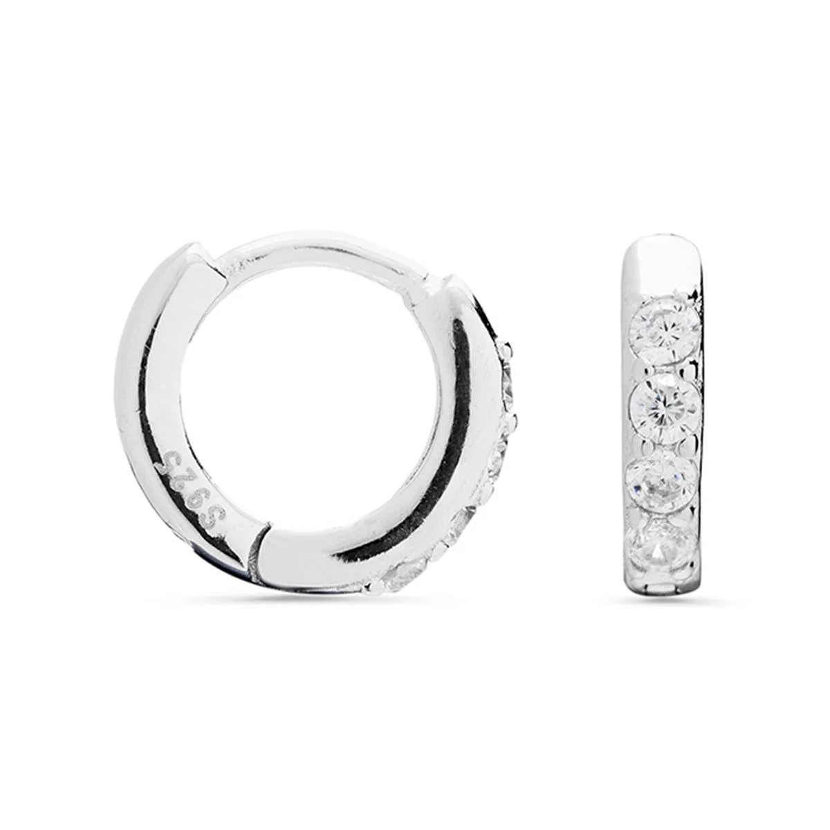 Pendientes Ansung Plata De Ley 925 - Ansung BLANCO