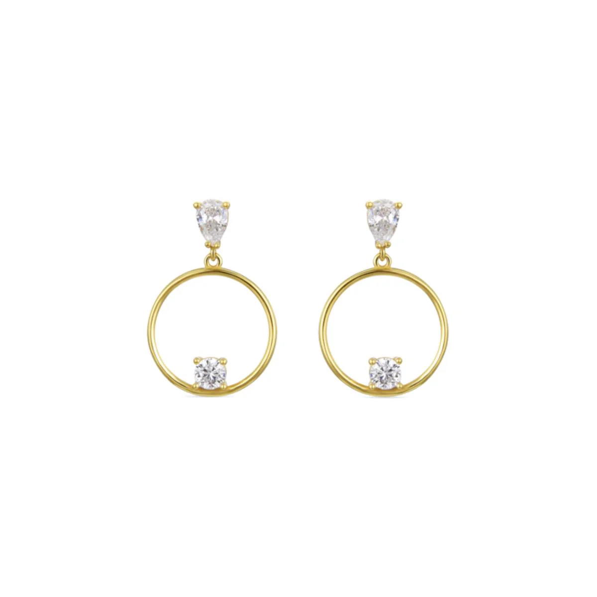 Pendientes Arka Plata De Ley 925 - Arka BLANCO