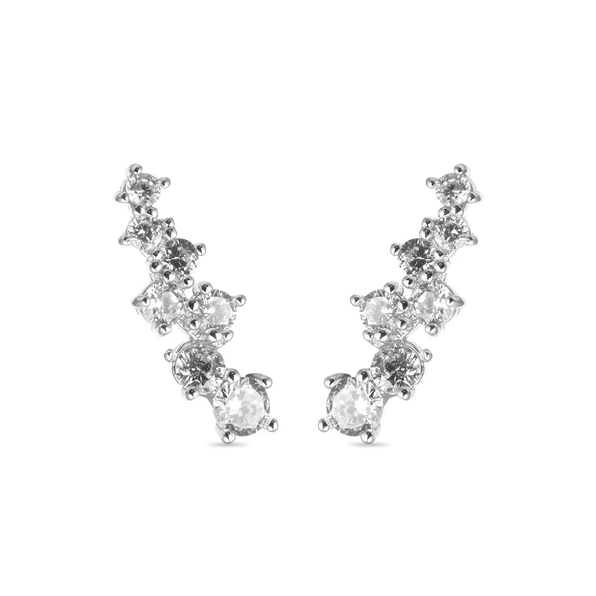 Pendientes Arkil Plata De Ley 925 - Arkil BLANCO