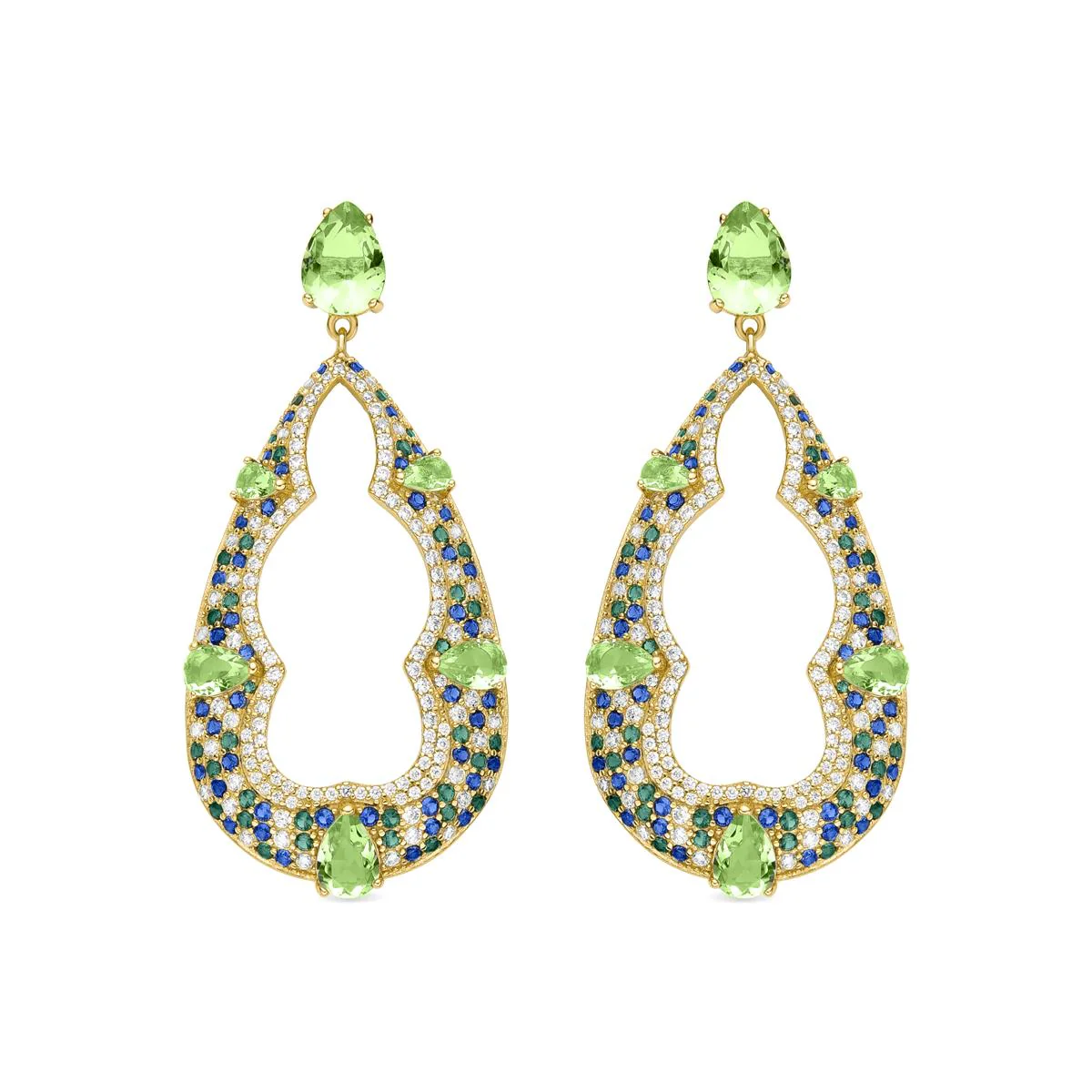 Pendientes Artmed Plata De Ley 925 - Artmed MULTICOLOR