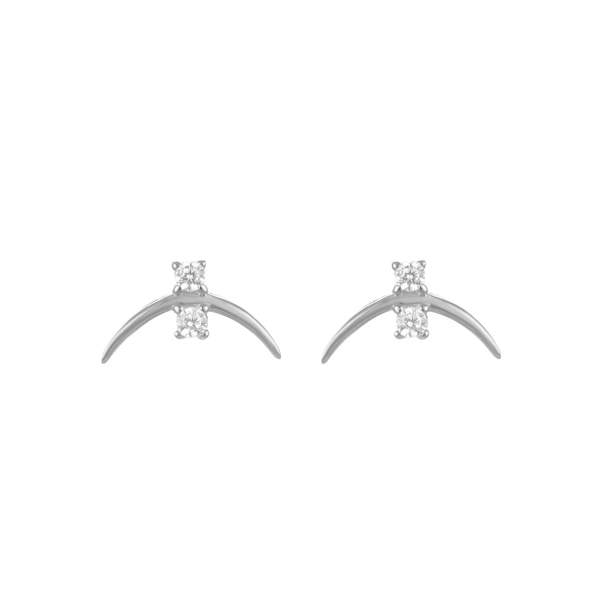 Pendientes Asesh Plata De Ley 925 - Asesh BLANCO