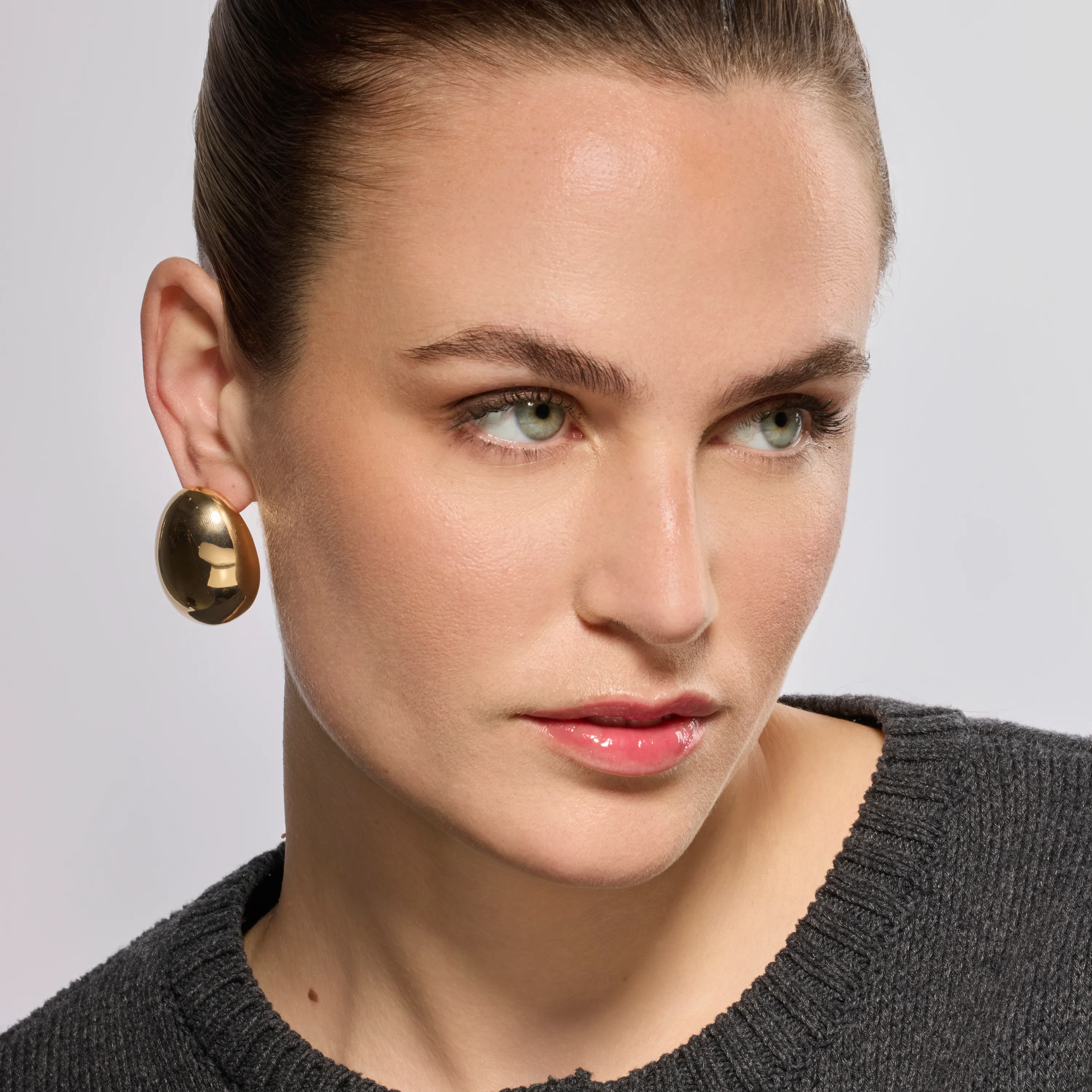 Pendientes acabado oro amarillo de 18k - Asgruk - Image 2