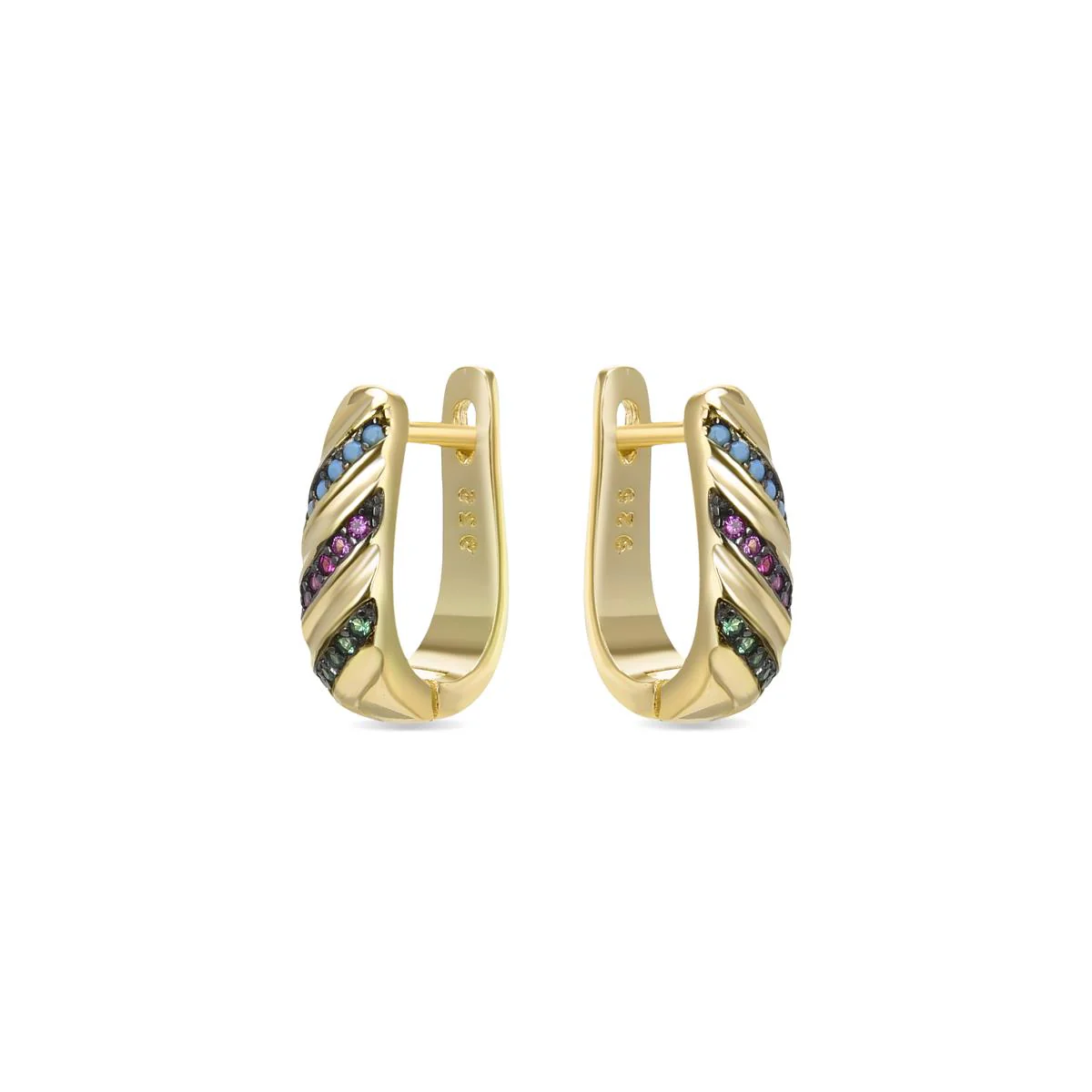 Pendientes Ashus Plata De Ley 925 - Ashus MULTICOLOR - Image 2