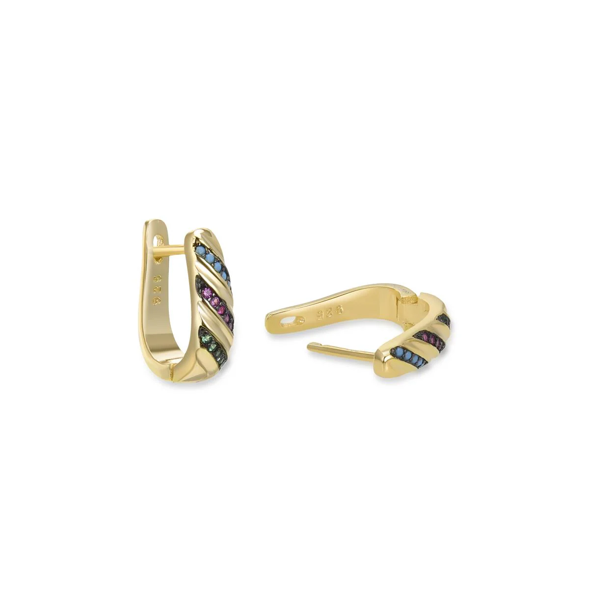 Pendientes Ashus Plata De Ley 925 - Ashus MULTICOLOR - Image 3