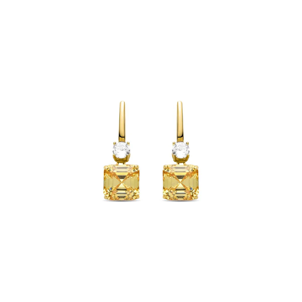 Pendientes Askuo Plata de Ley 925 - Askuo AMARILLO