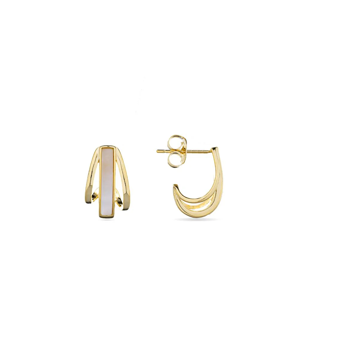 Pendientes Asyt Plata de Ley 925 - Asyt AMARILLO