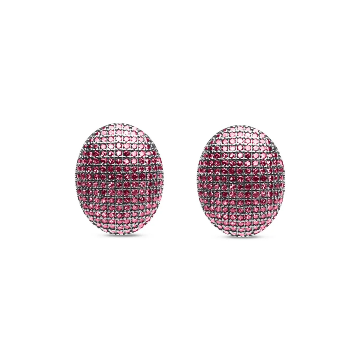 Pendientes Combinables Athjat Plata - Athjat ROJO