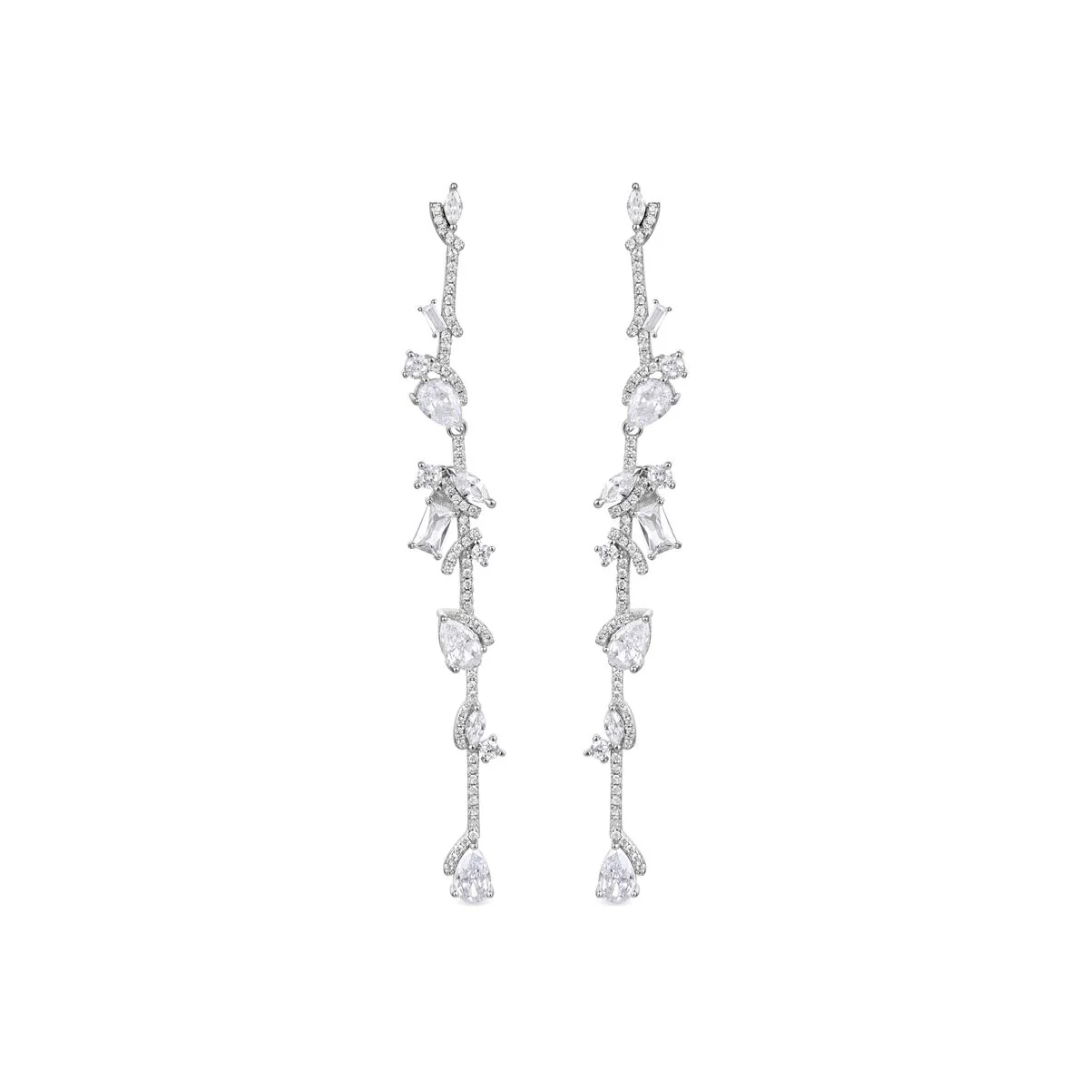 Pendientes Athy Plata De Ley 925 - Athy MULTICOLOR