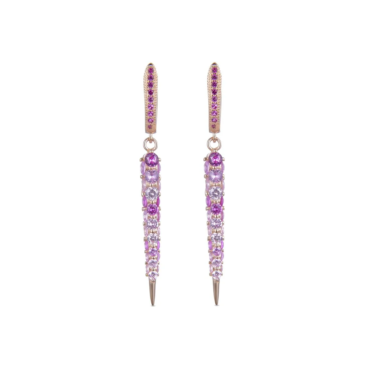 Pendientes Atli Plata De Ley 925 - Atli ROJO