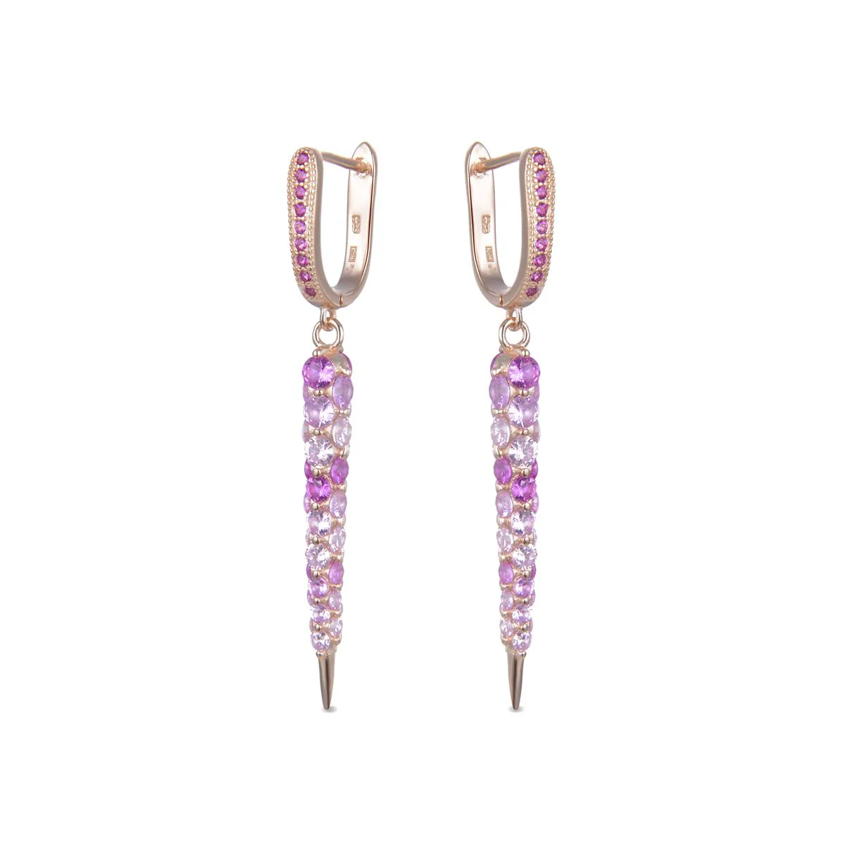 Pendientes Atli Plata De Ley 925 - Atli ROJO - Image 2
