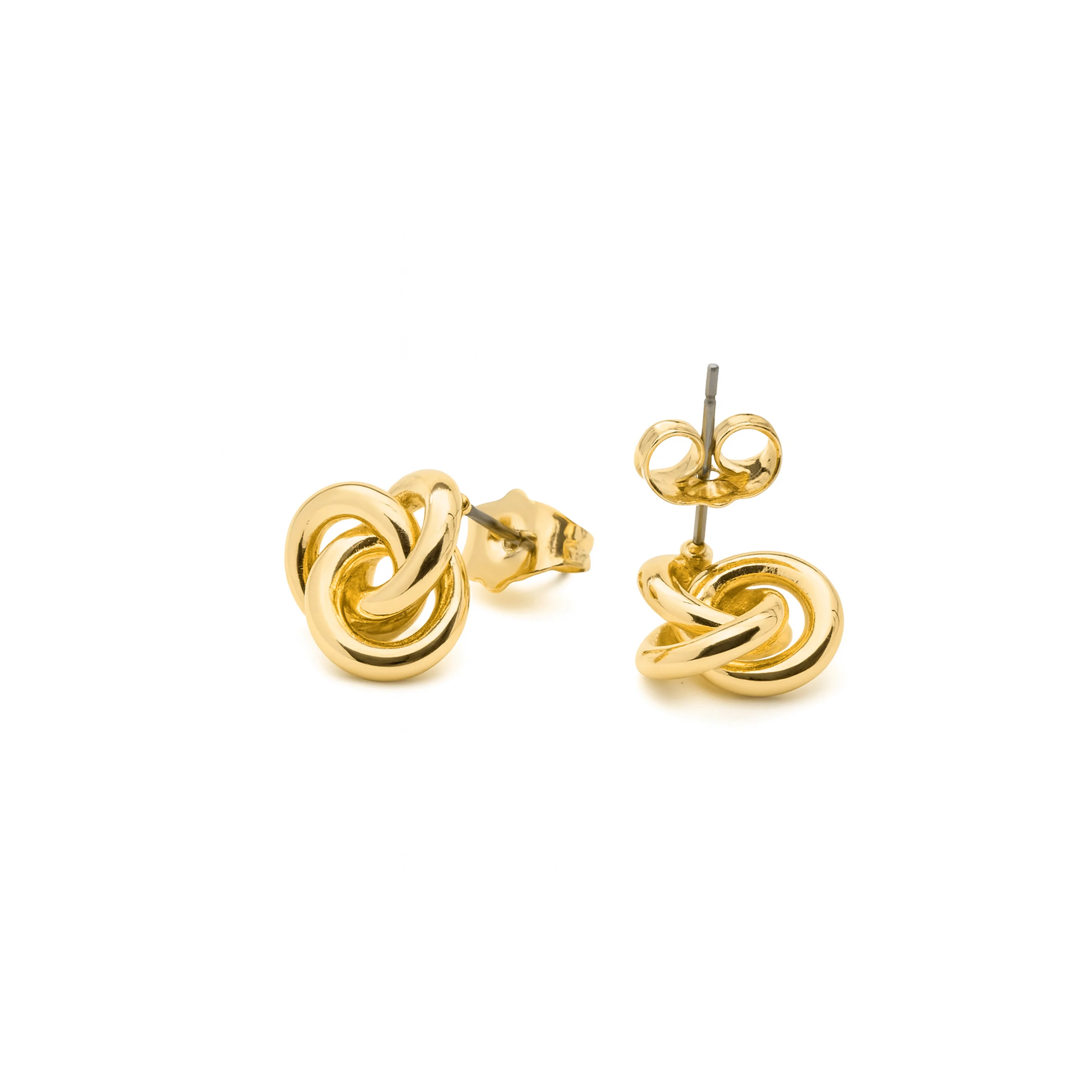 Pendientes acabado en oro amarillo 18k - Atoe - Image 5