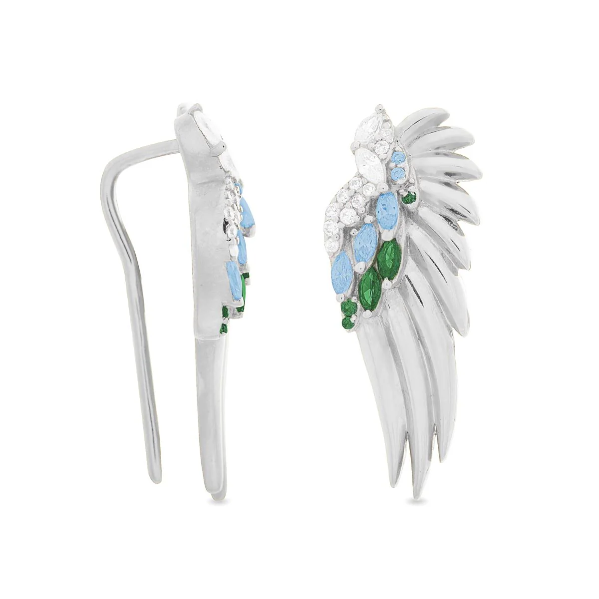 Pendientes Atwi Plata De Ley 925 - Atwi BLANCO