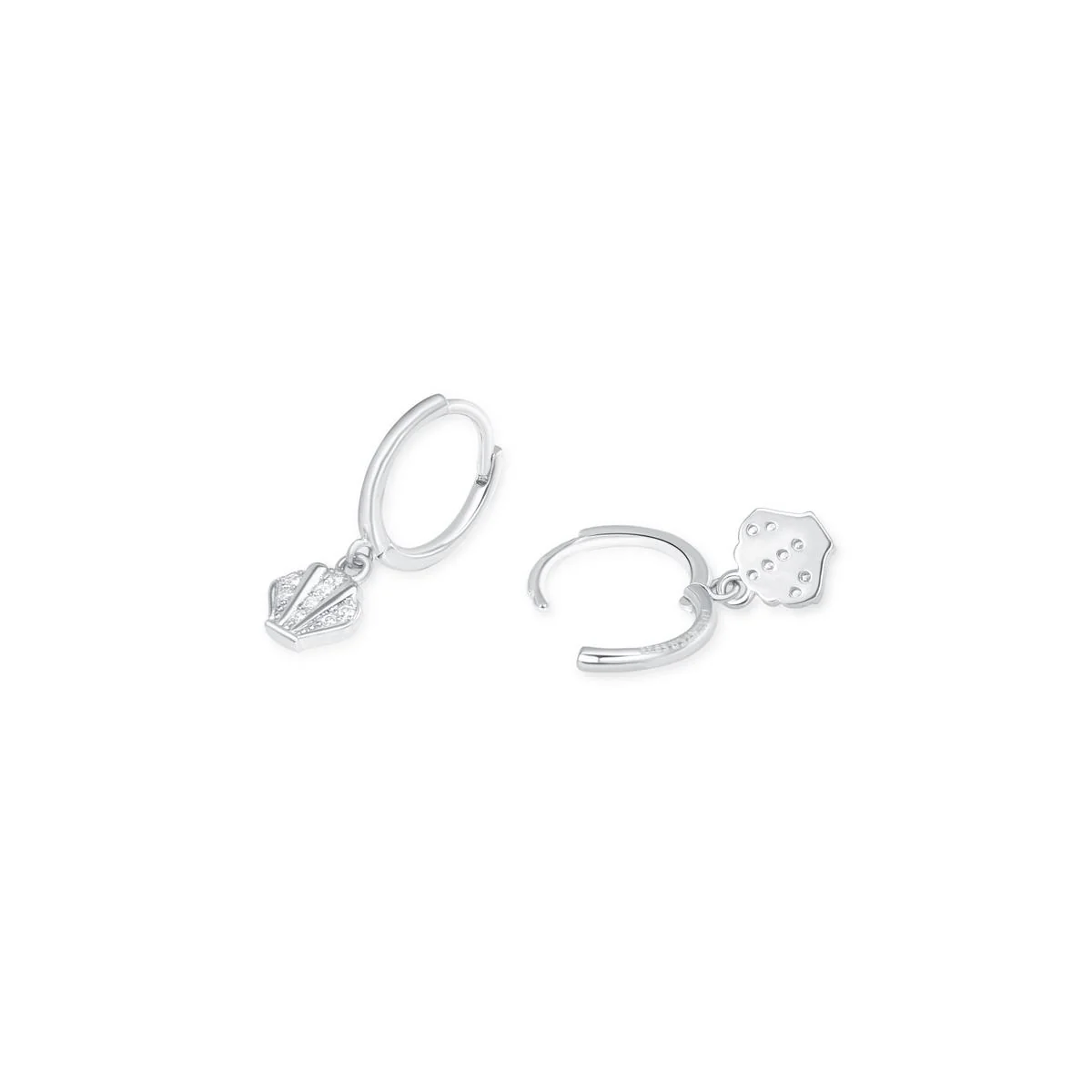 Pendientes Atxi Plata De Ley 925 - Atxi BLANCO - Image 3