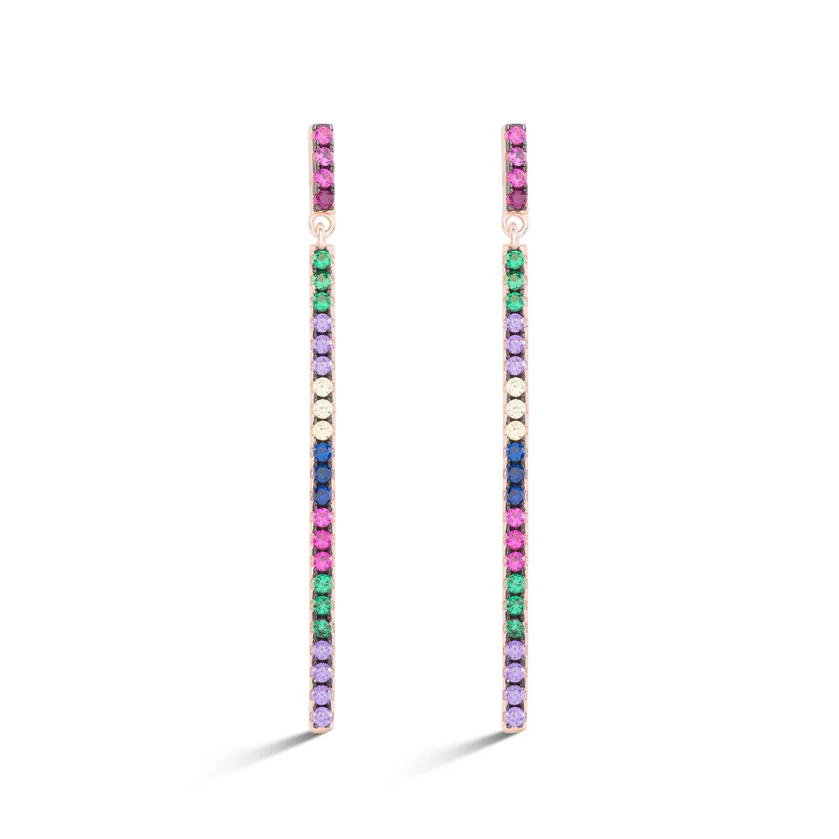 Pendientes Auphy Plata De Ley 925 - Auphy MULTICOLOR