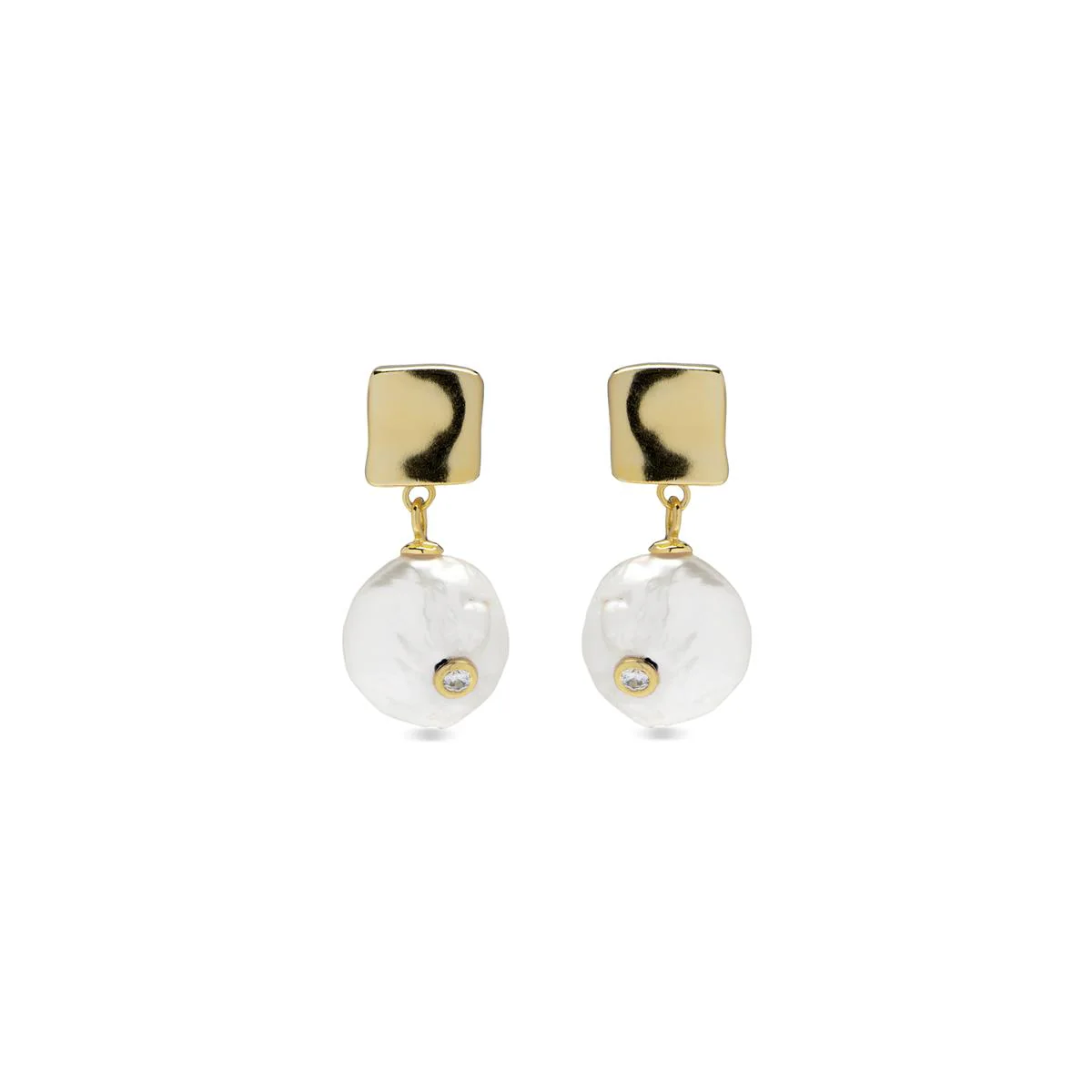 Pendientes Aurai Plata De Ley 925 - Aurai BLANCO