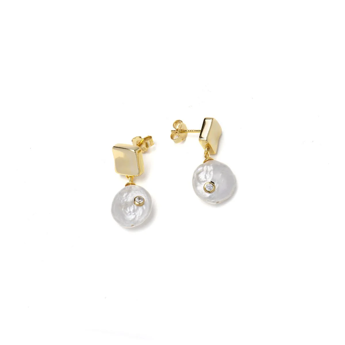 Pendientes Aurai Plata De Ley 925 - Aurai BLANCO - Image 3