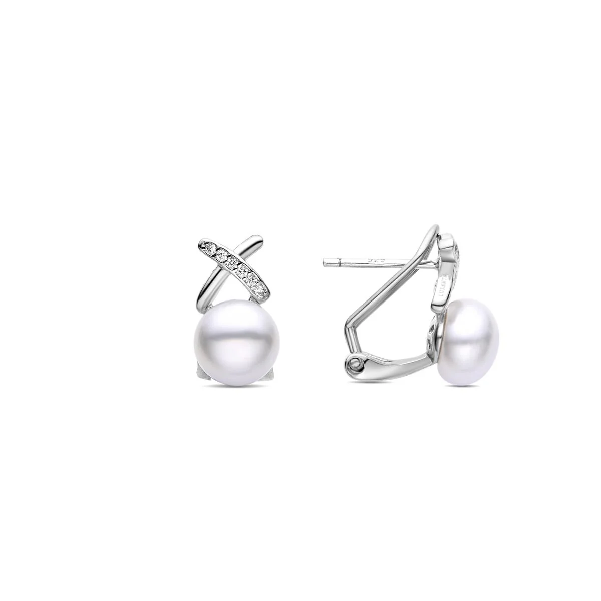 Pendientes Axox Plata De Ley 925 - Axox BLANCO