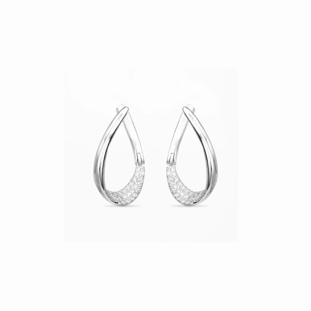 Pendientes Ayad Plata de ley 925 - Ayad BLANCO
