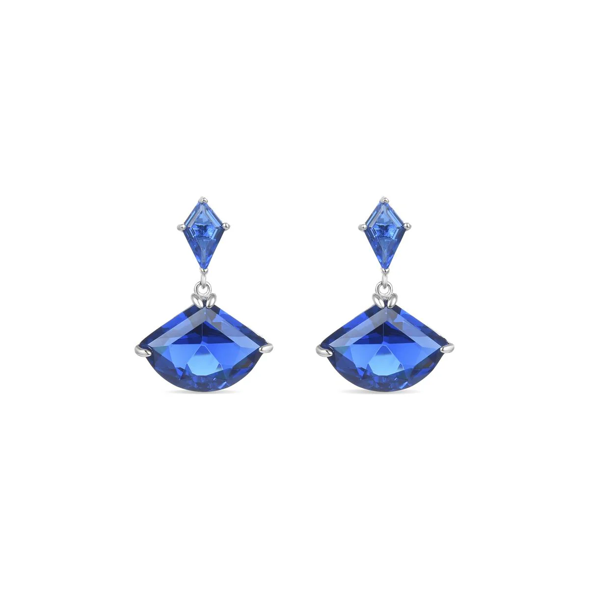Pendientes Babbu Plata De Ley 925 - Babbu AZUL