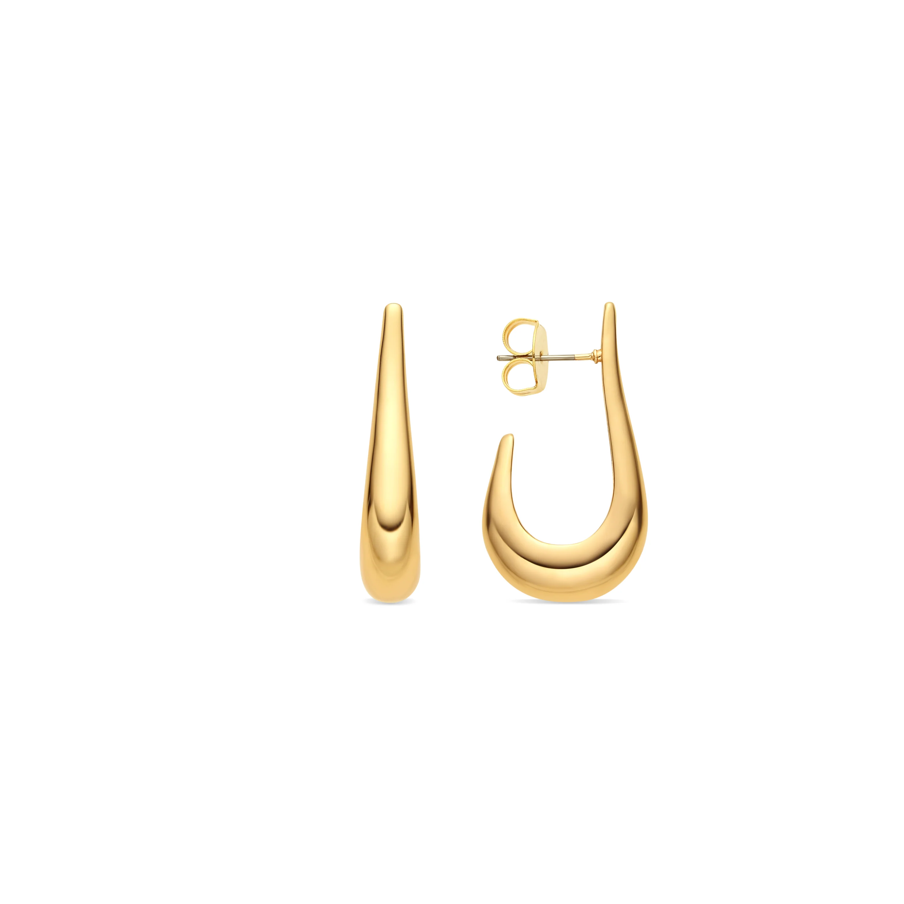 Pendientes acabado oro amarillo de 18k - Banni