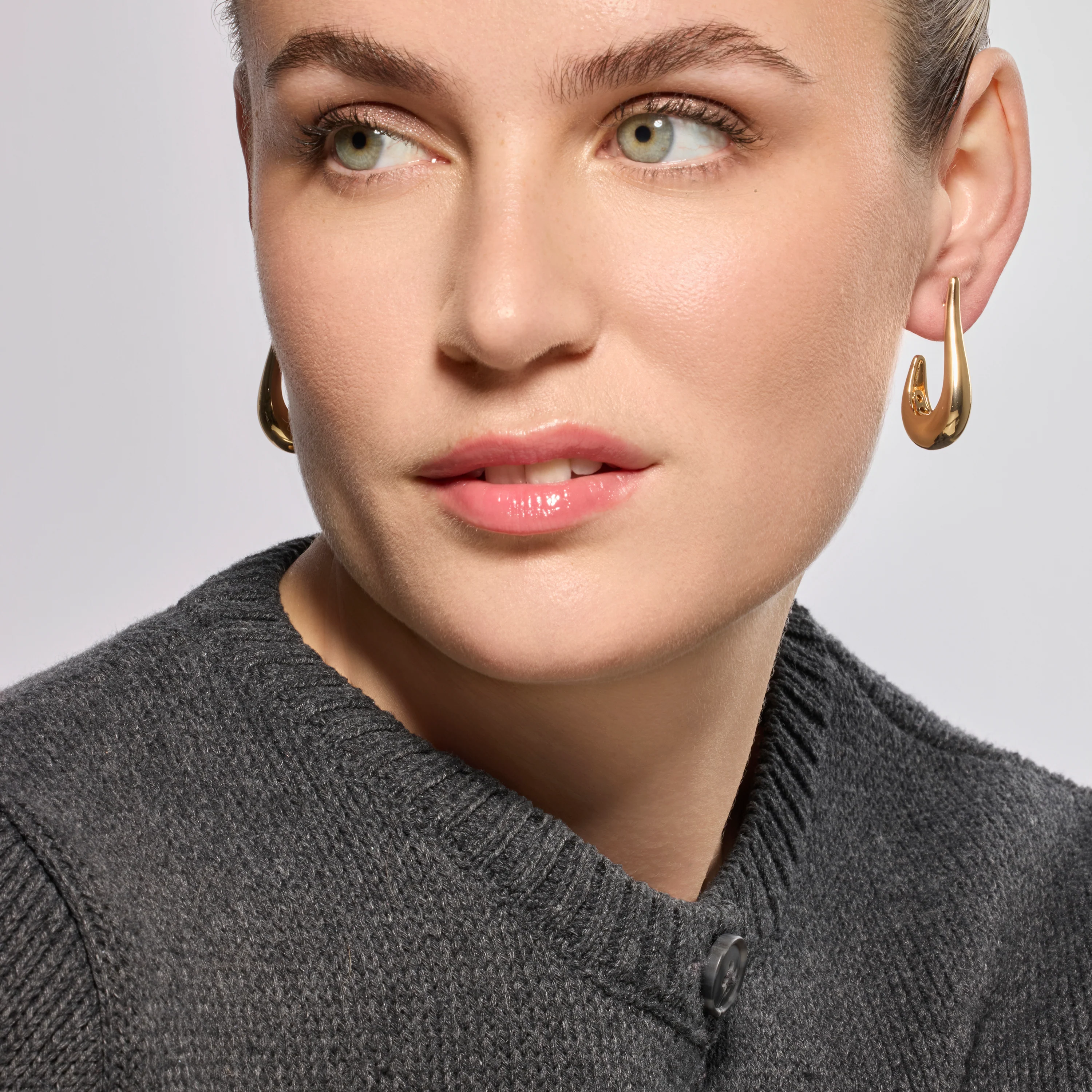 Pendientes acabado oro amarillo de 18k - Banni - Image 2
