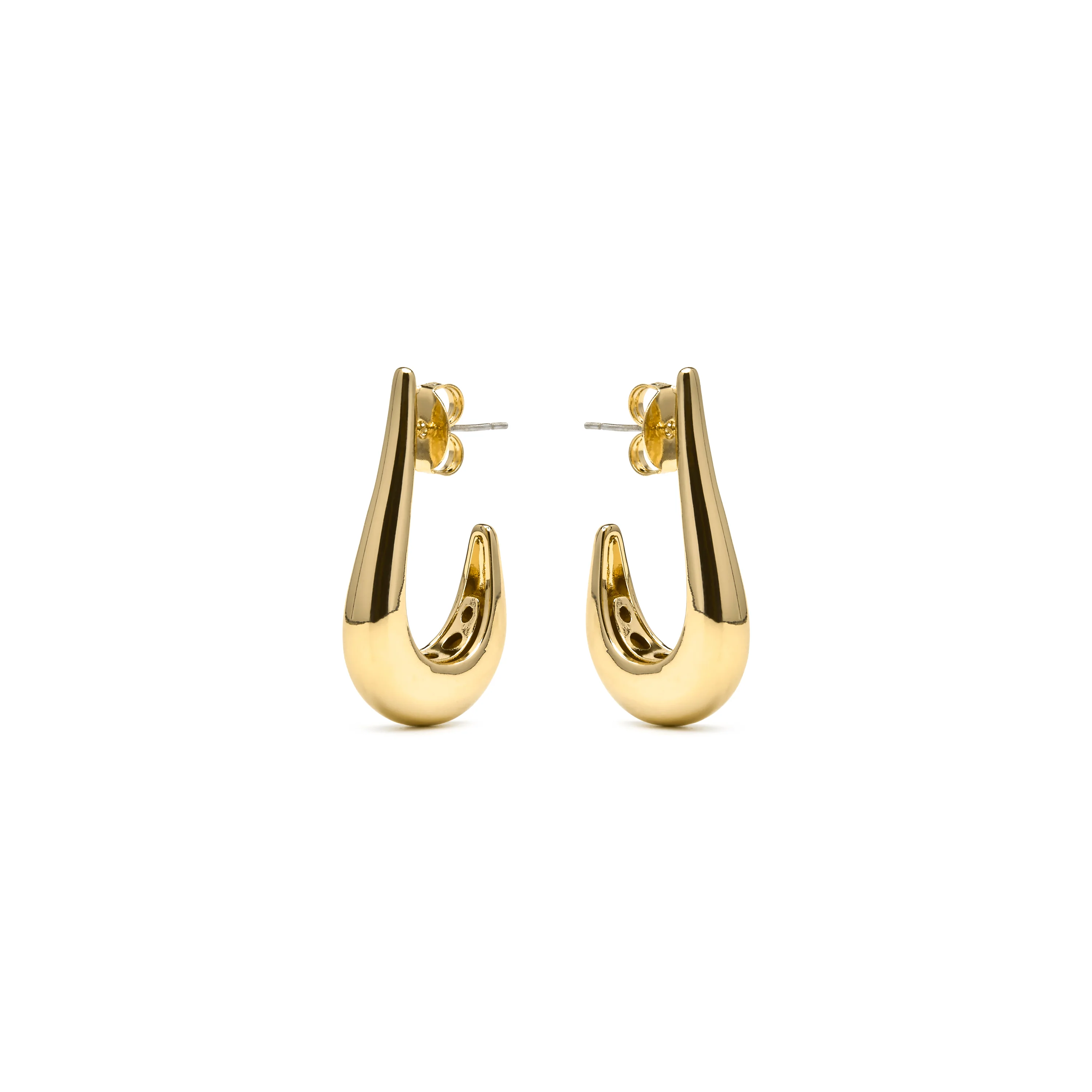 Pendientes acabado oro amarillo de 18k - Banni - Image 3