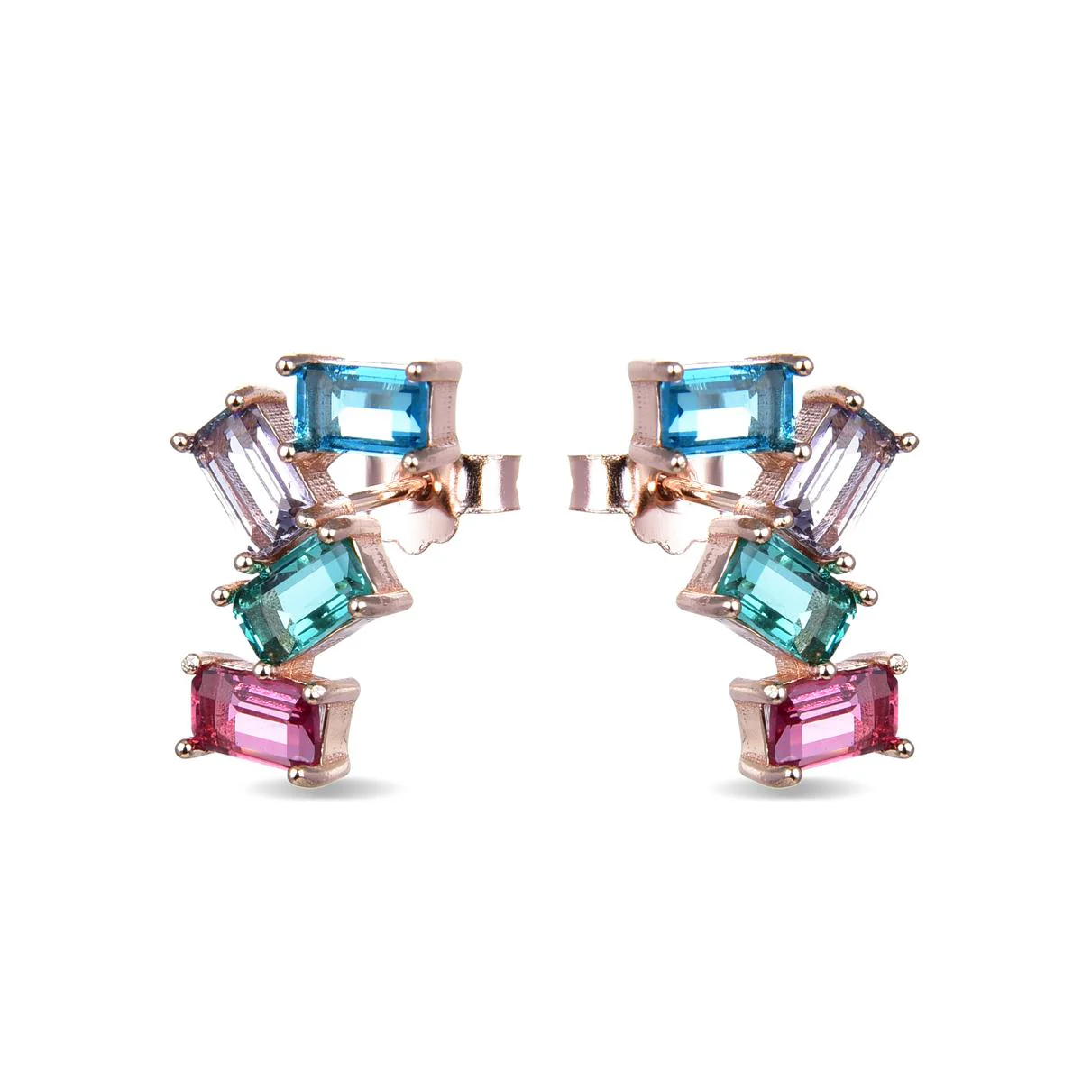 Pendientes Baru Plata De Ley 925 - Baru MULTICOLOR - Image 2