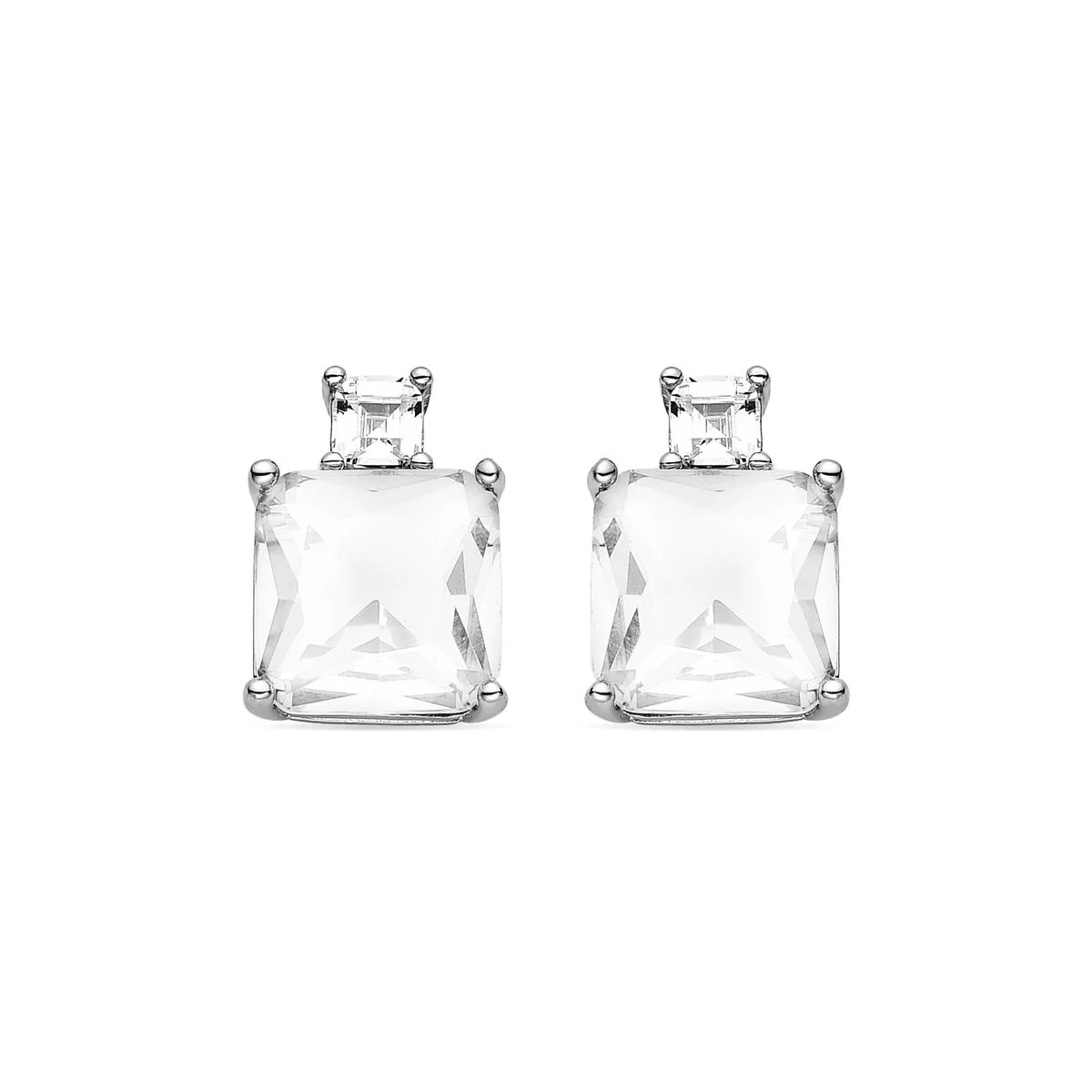 Pendientes Bashu Plata De Ley 925 - Bashu BLANCO