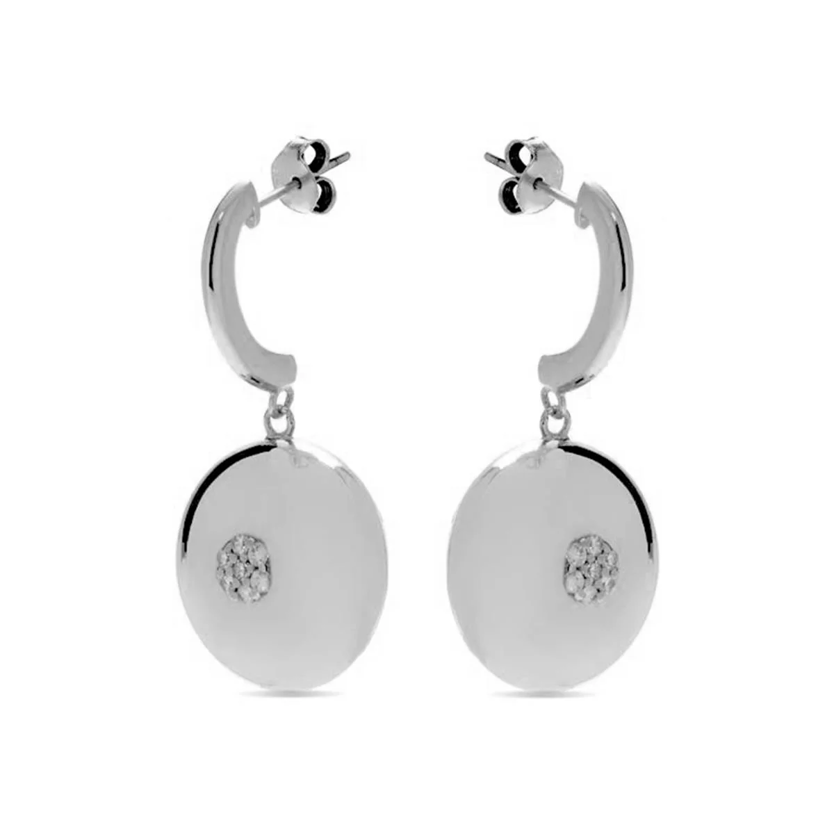 Pendientes Bayog Plata De Ley 925 - Bayog BLANCO - Image 2