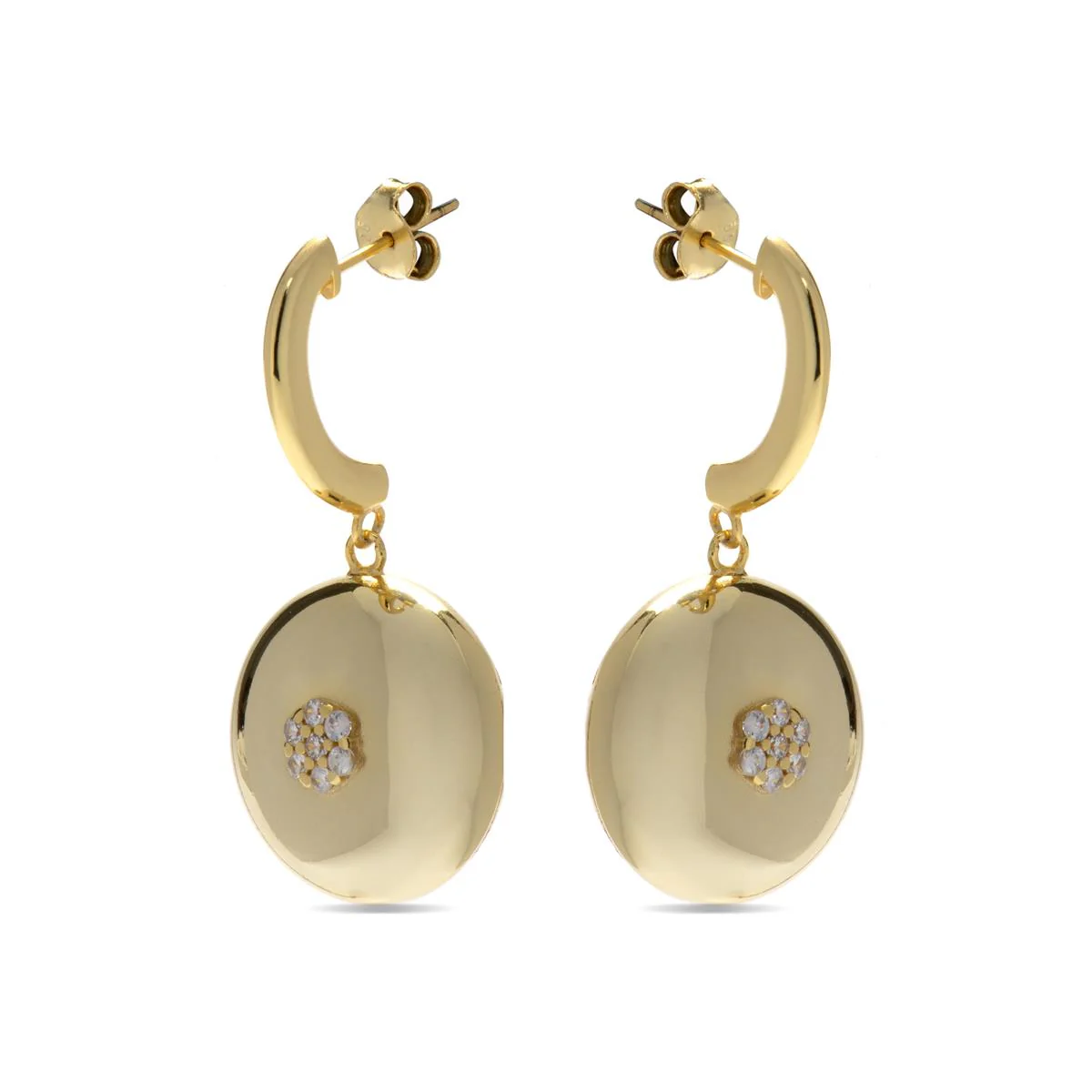 Pendientes Bayog Plata De Ley 925 - Bayog AMARILLO - Image 2