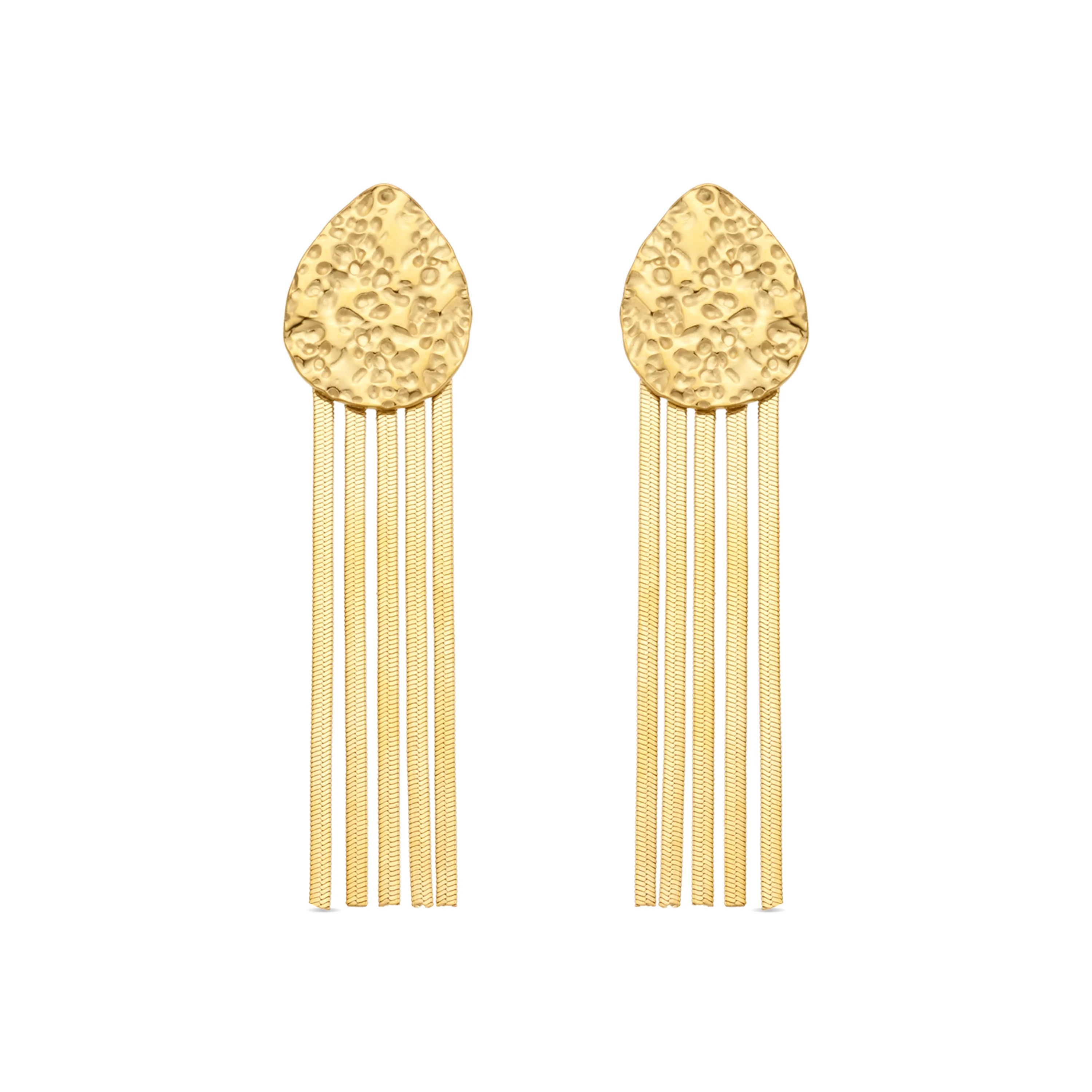 Pendientes acabado en oro amarillo 18k - Belol