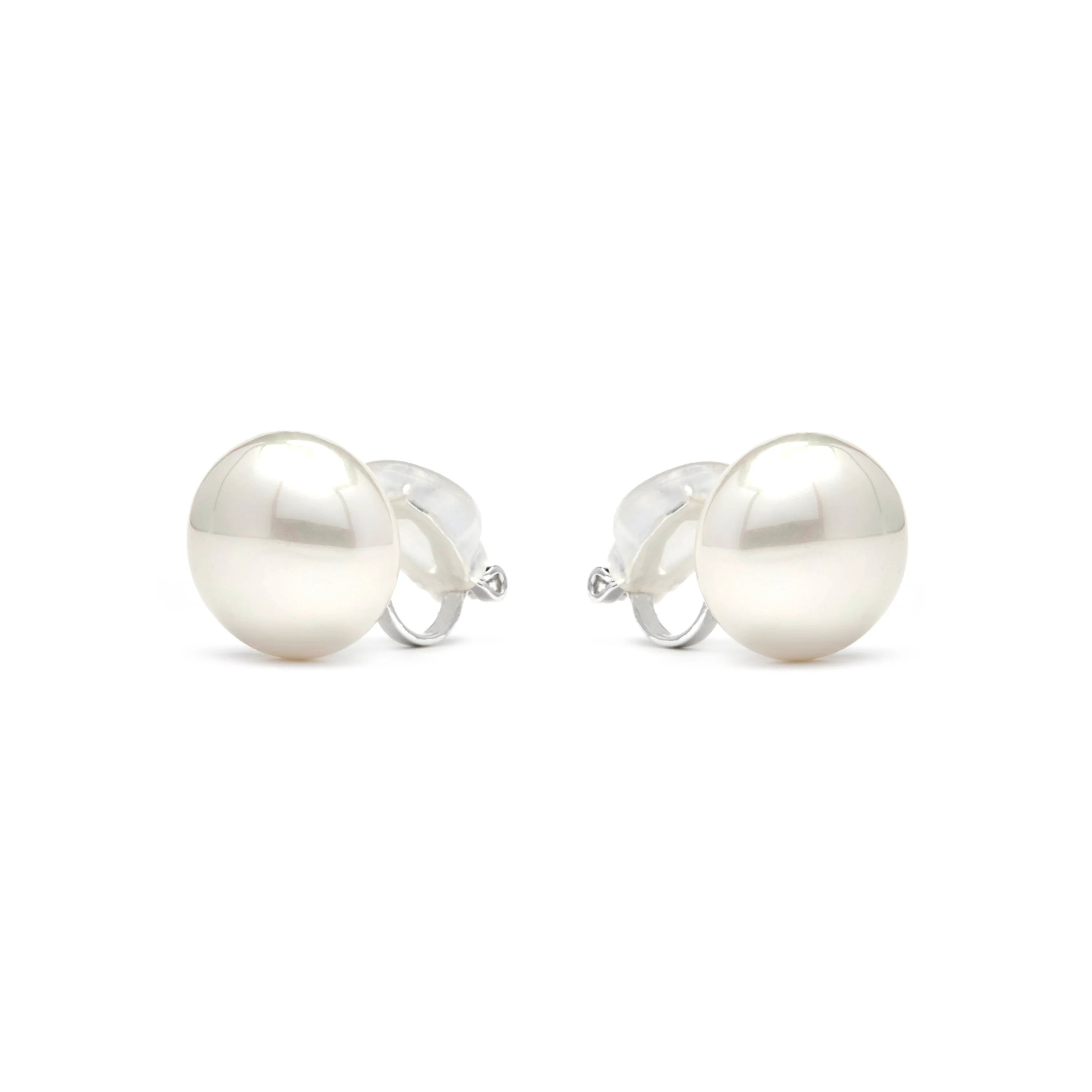 Pendientes acabado plata y Perla Blanca - Benet - Image 3