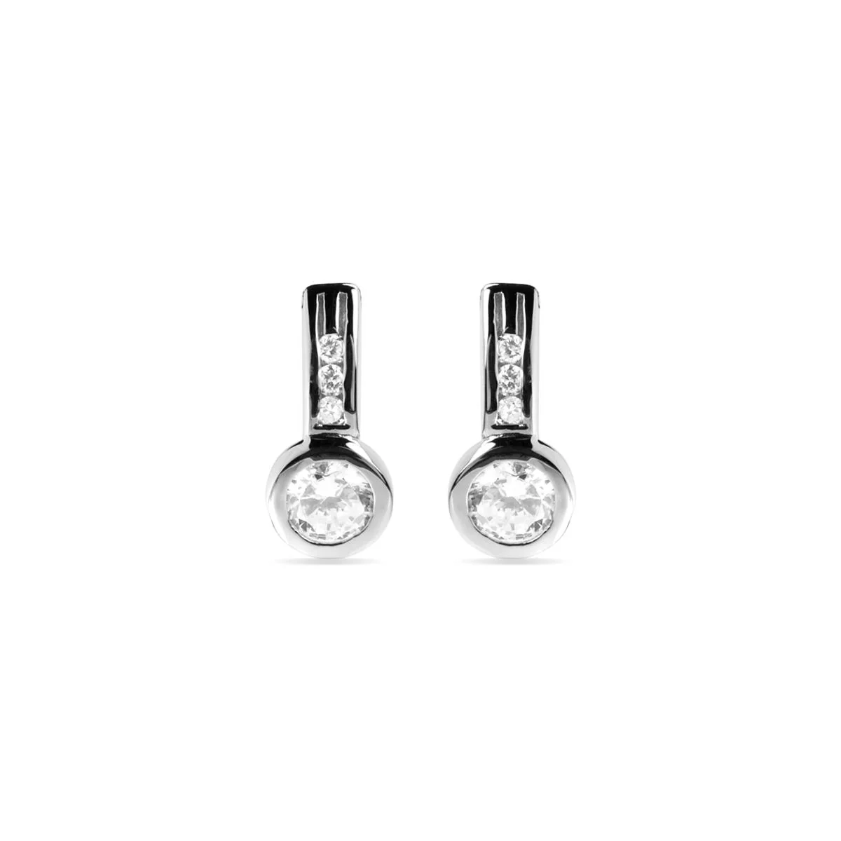Pendientes Beram Plata de Ley 925e - Beram BLANCO