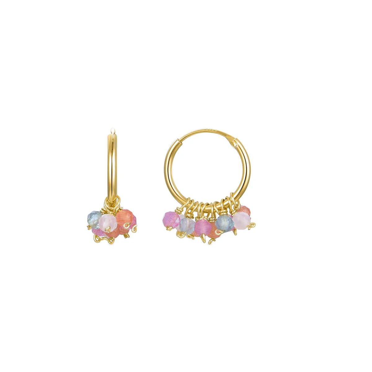 Pendientes Bilma Plata De Ley 925 - Bilma MULTICOLOR