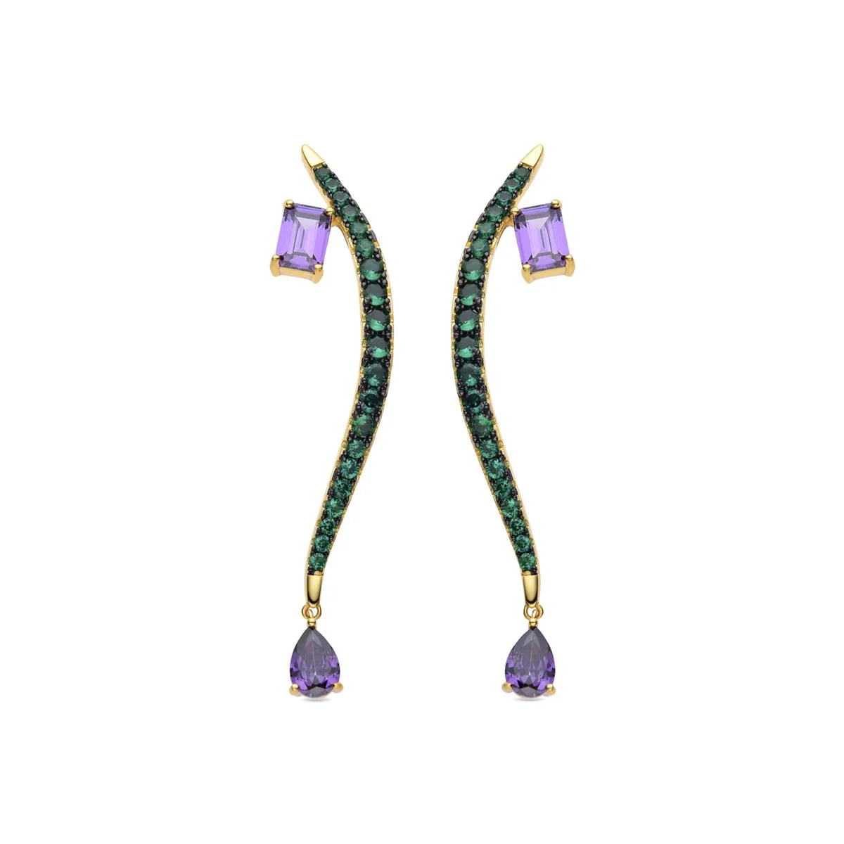Pendientes Binlah Plata de Ley 925 - Binlah MULTICOLOR