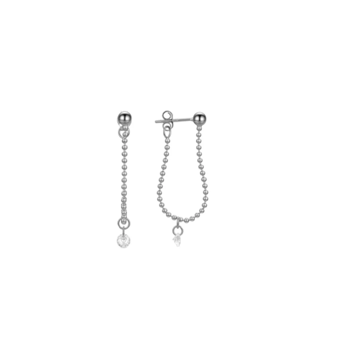 Pendientes Boaz Plata De Ley 925 - Boaz BLANCO