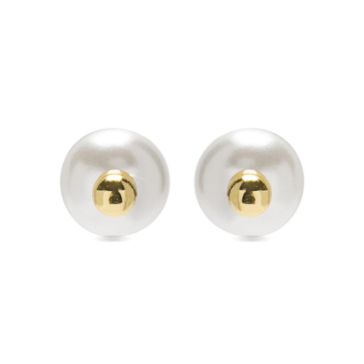 Pendientes Bola Plata De Ley 925 - Bola BLANCO